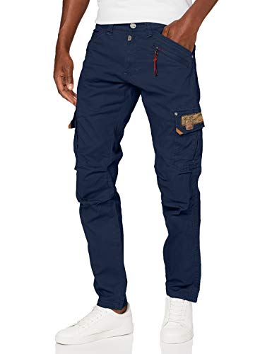 Timezone Herren Regular RogerTZ Hose, Blau (total Eclipse 3393), 34/30 von Timezone