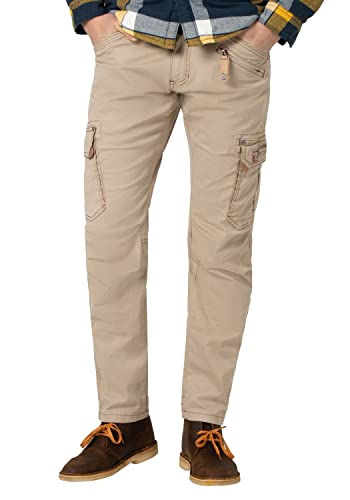 Timezone Herren Regular Rogertz Freizeithose, Chino Beige, 34W / 34L EU von Timezone