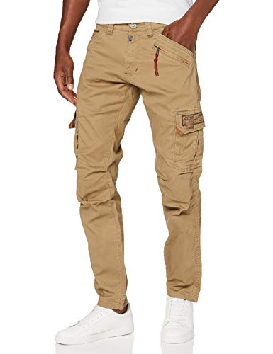 Timezone Herren Regular Rogertz Hose, Grün (Safari Khaki 4084), 31W / 32L von Timezone