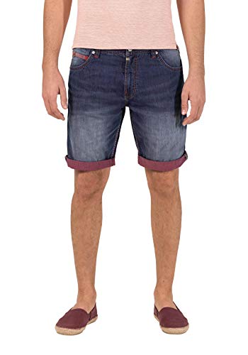 Timezone Herren Shorts Scotty TZ 3412 Indigo Red Wash (W29) von Timezone