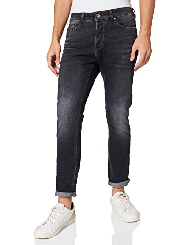 Timezone Herren Slim Dwyanetz Freizeithose, Graphite Black Wash, 31W / 32L EU von Timezone