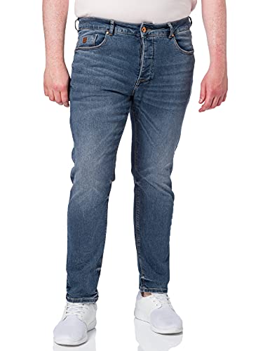 Timezone Herren Slim DwyaneTZ Jeans, Blue Grey wash, 32/32 von Timezone