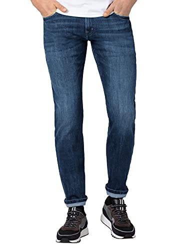 Timezone Herren Slim Eduardotz Freizeithose, True Blue Wash, 31W 32L EU von Timezone