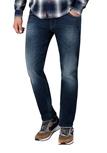 Timezone Herren Slim EduardoTZ Jeans, Grey Indigo wash, 29/32 von Timezone