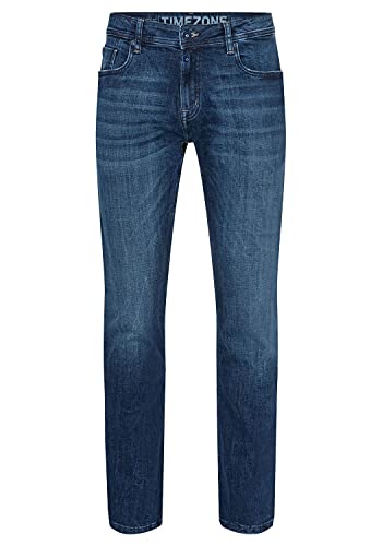 Timezone Herren Slim Eduardotz Freizeithose, True Blue Wash, 31W / 36L EU von Timezone