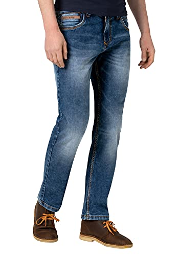 Timezone Herren Slim Edwardtz Freizeithose, Cross Edge Wash, 33W / 32L EU von Timezone