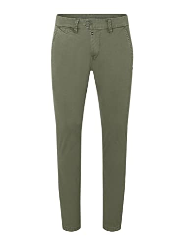 Timezone Herren Slim JannoTZ Freizeithose, Dusty Olive, 31 von Timezone