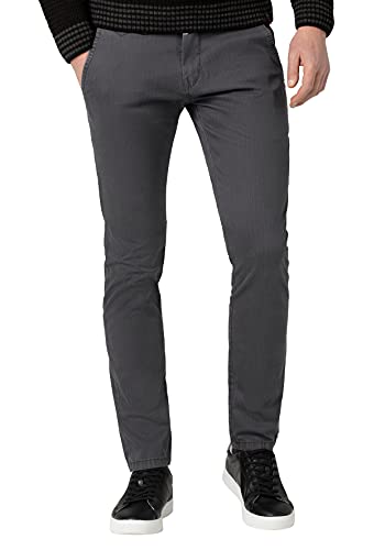 Timezone Herren Slim Jannotz Freizeithose, Grey Pinstripe, 32W 34L EU von Timezone