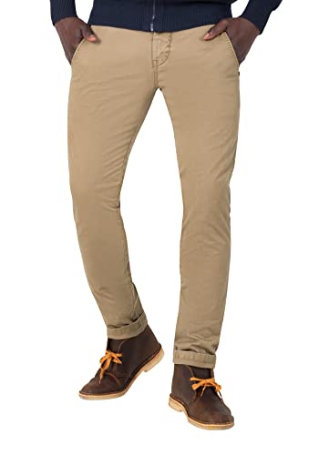 Timezone Herren Slim JannoTZ Freizeithose, Timber beige minimal, 34/34 von Timezone