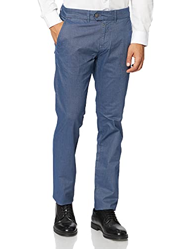 Timezone Herren Slim JannoTZ Hose, Blue minimal, 31/34 von Timezone