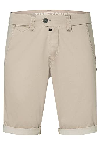 Timezone Herren Slim JannoTZ Short, Light Chino Beige, 29W EU von Timezone