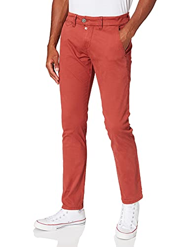 Timezone Herren Slim Jannotz Freizeithose, Burned Paprica, 28W 32L EU von Timezone