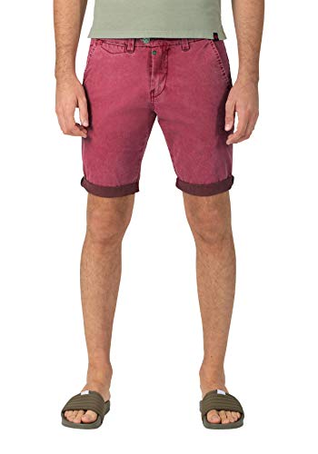 Timezone Herren Slim Jannotz Shorts, Rot (Pigment red 5098), W30(Herstellergröße:30) von Timezone