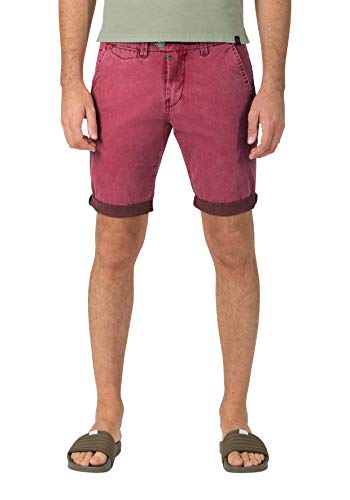 Timezone Herren Slim Jannotz Shorts, Rot (Pigment red 5098), W38(Herstellergröße:38) von Timezone