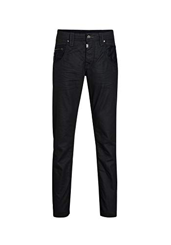 Timezone Herren Slim Jeans HaroldTZ, Gr. W30/L32, Schwarz (dull wash 3119) von Timezone