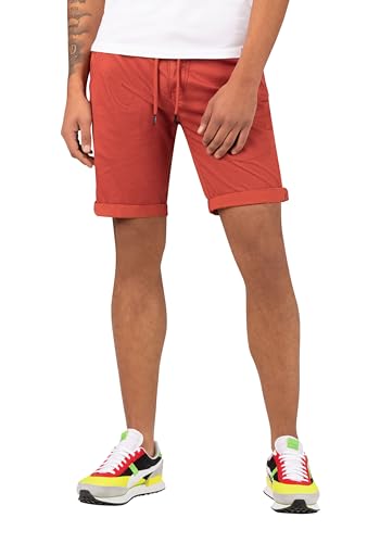 Timezone Herren Slim LucaTZ Shorts, rot, 12 von Timezone