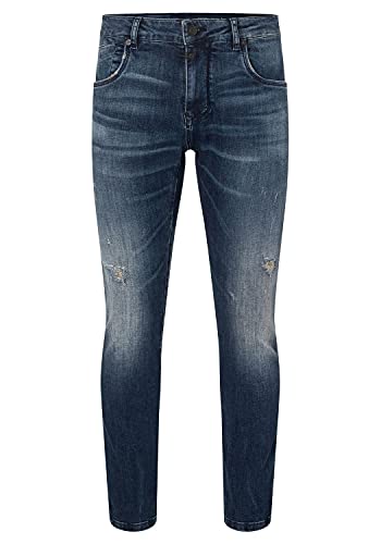 Timezone Herren Slim Scotttz Freizeithose, Rich Blue Wash, 38W 34L EU von Timezone