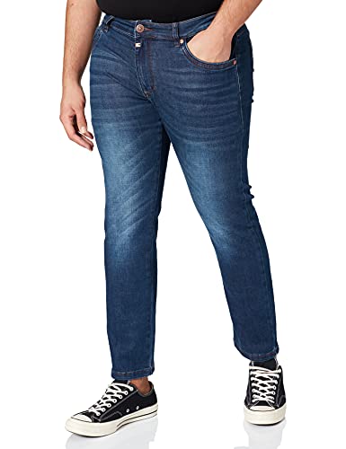 Timezone Herren Slim ScottTZ Jeans, Eclipse Blue Wash (3466), 31 von Timezone