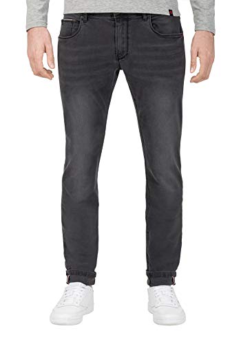 Timezone Herren Slim ScottTZ Skinny Jeans, Grau (Anthra Shadow wash 8650), 31W / 32L von Timezone