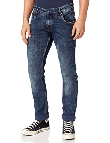 Timezone Herren Slim Scotttz Freizeithose, Used Royal Wash, 29W / 32L EU von Timezone