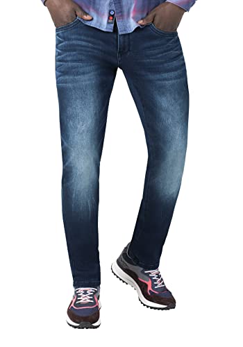 Timezone Herren Slim Scotttz Jeans, Urban Blue Wash, 33W / 30L EU von Timezone