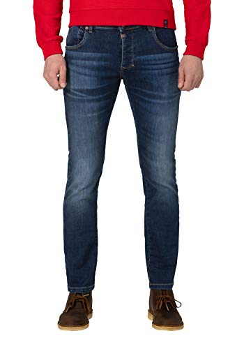 Timezone Herren Slim Scotttz Skinny Jeans, Blau (sea Blue Aged wash 3924), 31W / 30L von Timezone