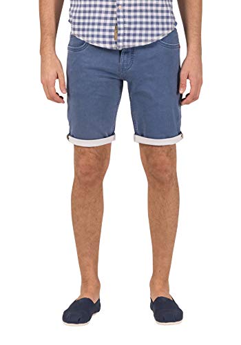 Timezone Herren Slim ScottyTZ Shorts, Blau (Vintage Ink Blue 3302), W36 von Timezone