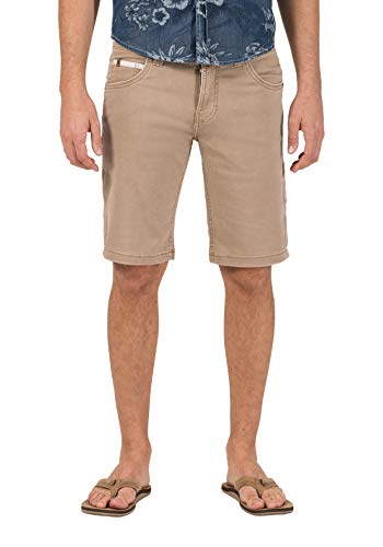 Timezone Herren Slim ScottyTZ Shorts, Braun (Vintage Desert beige 6025), W40 von Timezone