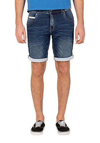 Timezone Herren Slim Scottytz Shorts, Blau (Light Aged wash 3282), W29(Herstellergröße:29) von Timezone