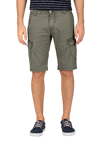 Timezone Herren Slim StanleyTZ Bermudas, Military Grey, 36 von Timezone