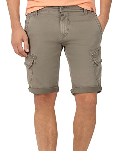 Timezone Herren Slim StanleyTZ Klassische Shorts, Military Grey, 29 von Timezone