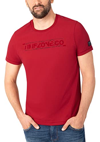 Timezone Herren T-Shirt, Chilli red, L von Timezone