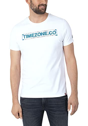 Timezone Herren T-Shirt, Pure White, M von Timezone