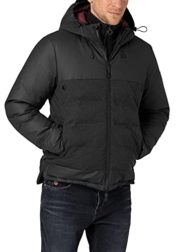 Timezone Herren Tech Jacket 1, Ultra Black, XL von Timezone