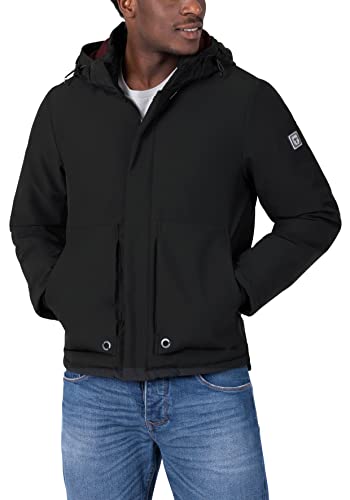 Timezone Herren Tech Jacket 2, Black, L von Timezone