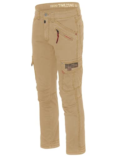 Timezone RogerTZ Roger Herrenhose Cargohose lässig modern (W30/L36, Safari Khaki) von Timezone