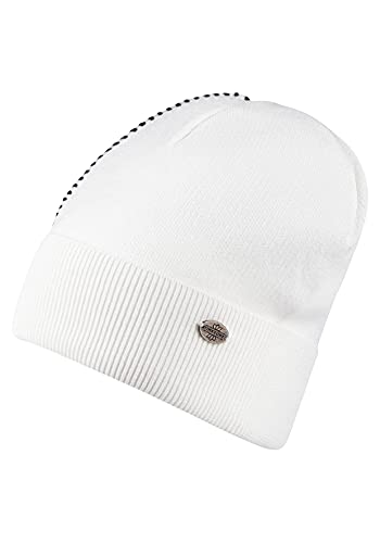 Timezone Unisex Flanelly Hat Beanie-Mütze, Off White, OS von Timezone