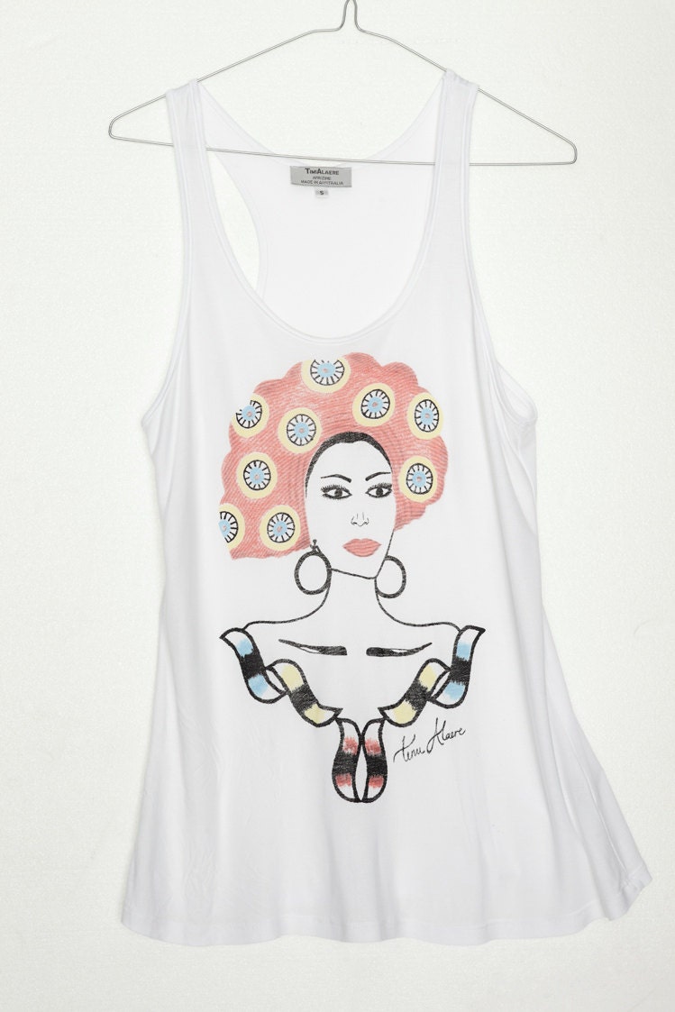 Tank - Red Sunflower Kopfwickeldruck Tank - Red Sunflower Kopfwickeldruck von TimiAlaere