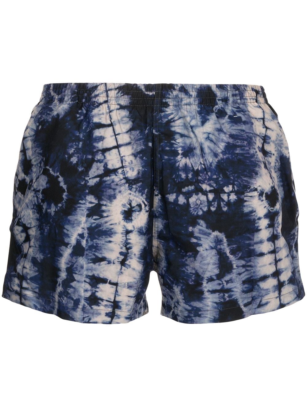 Timo Trunks Badeshorts mit Batikmuster - Blau von Timo Trunks