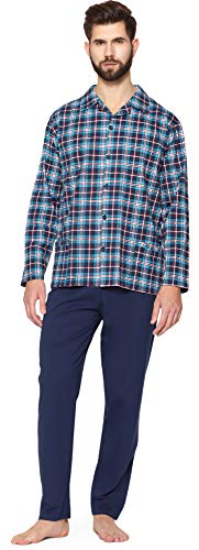 Timone Herren Schlafanzug TITR1008/1009/788 (Kariert-2C, 3XL) von Timone