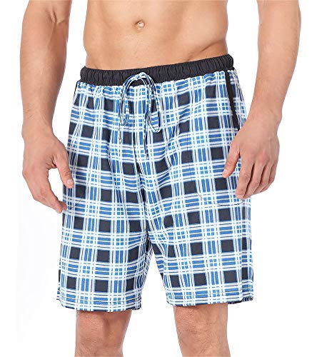 Timone Herren Schlafanzughose Kurz TI30-114 (Karierrt7 (9632301), M) von Timone