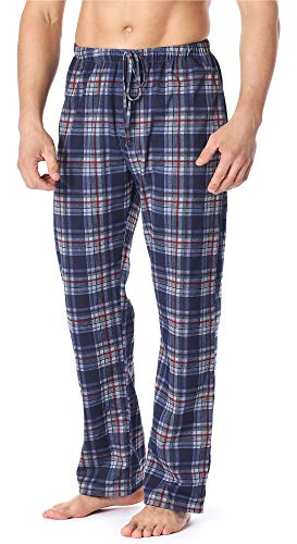 Timone Herren Schlafanzugshose Leichte Pyjamahose aus Baumwolle Nachtwäsche TPP-001 (Muster-17 (9633401), XXXL) von Timone