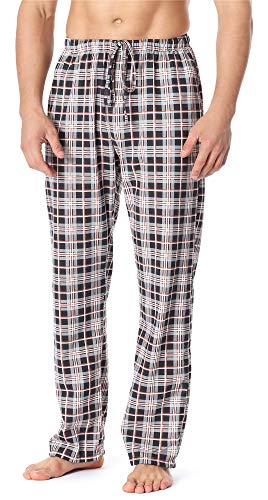 Timone Herren Schlafanzugshose Leichte Pyjamahose aus Baumwolle Nachtwäsche TPP-001 (Muster-15 (9632101), L) von Timone