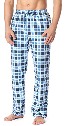 Timone Herren Schlafanzugshose Leichte Pyjamahose aus Baumwolle Nachtwäsche TPP-001 (Muster-16 (9632301), XXXL) von Timone