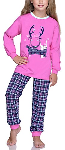 Timone Mädchen Schlafanzug TITR433/434 (Rosa, 92) von Timone