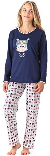 Timone Mädchen und Jugendlicher Schlafanzug TITR210 (Dunkelblau-F3A, 152) von Timone