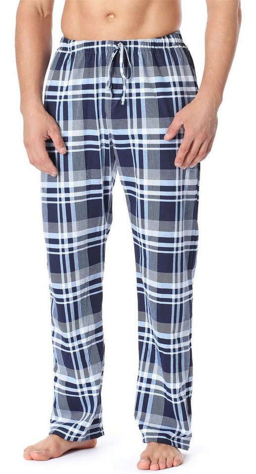 Timone Pyjamashorts Herren Schlafanzugshose Pyjamahose aus Baumwolle Nachtwäsche TPP-001 (1-tlg) von Timone