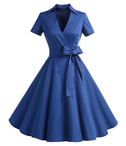 Timormode Damen Kleid, Gr. S, blau von Timormode