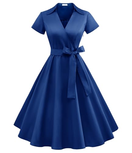 Timormode Damen Kleid, Gr. XL, blau von Timormode