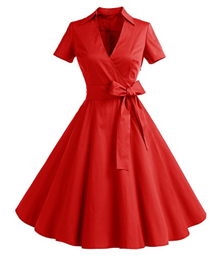 Timormode Damen Kleid, Gr. XX-Large, rot von Timormode